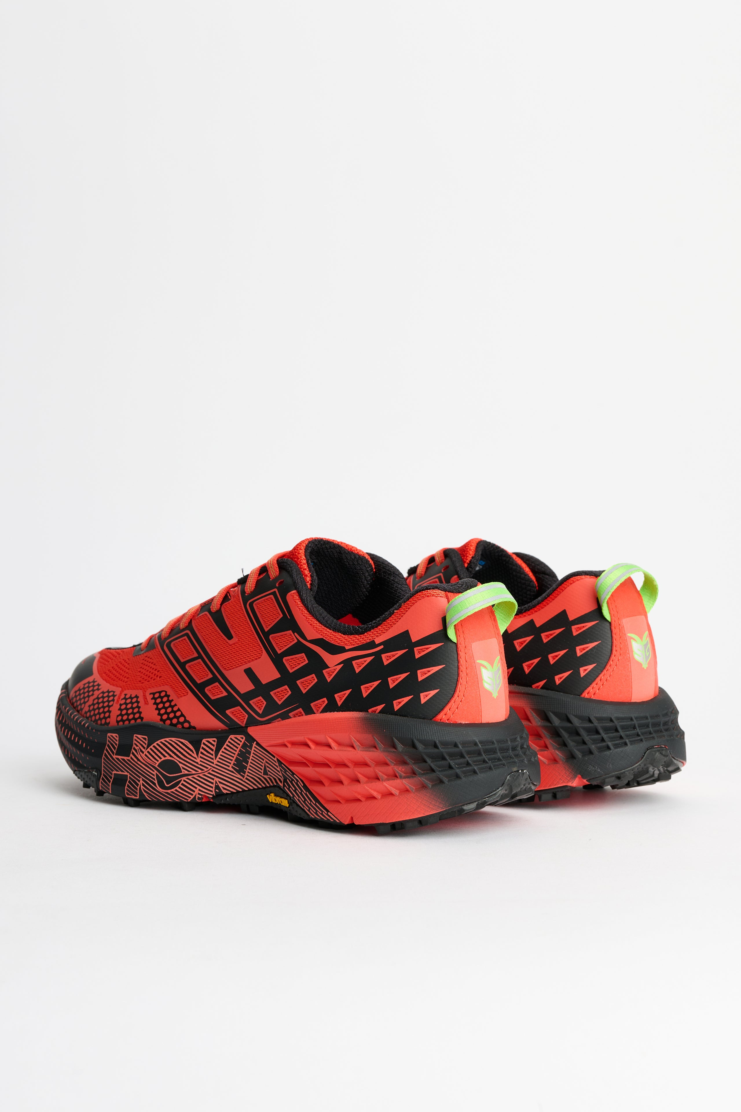 HOKA U SPEEDGOAT 2 TOMATO / ELECTRIC GREEN - 4