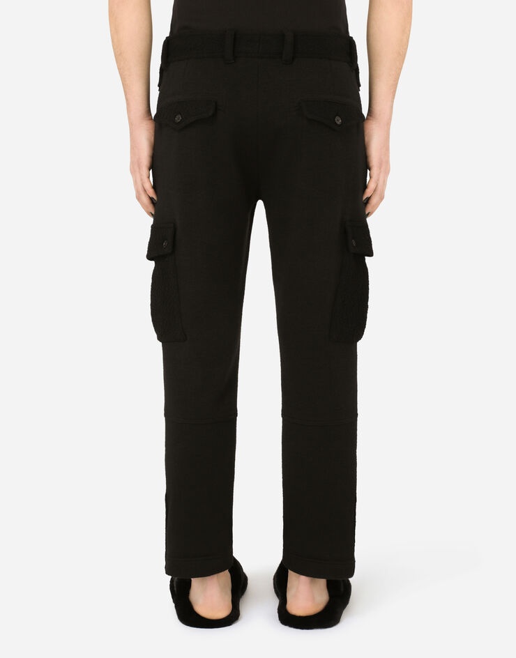 Stretch wool cargo pants - 3