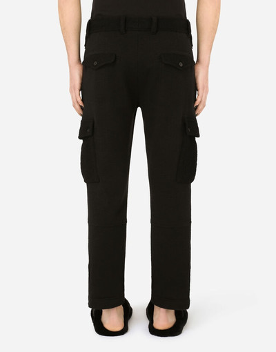 Dolce & Gabbana Stretch wool cargo pants outlook