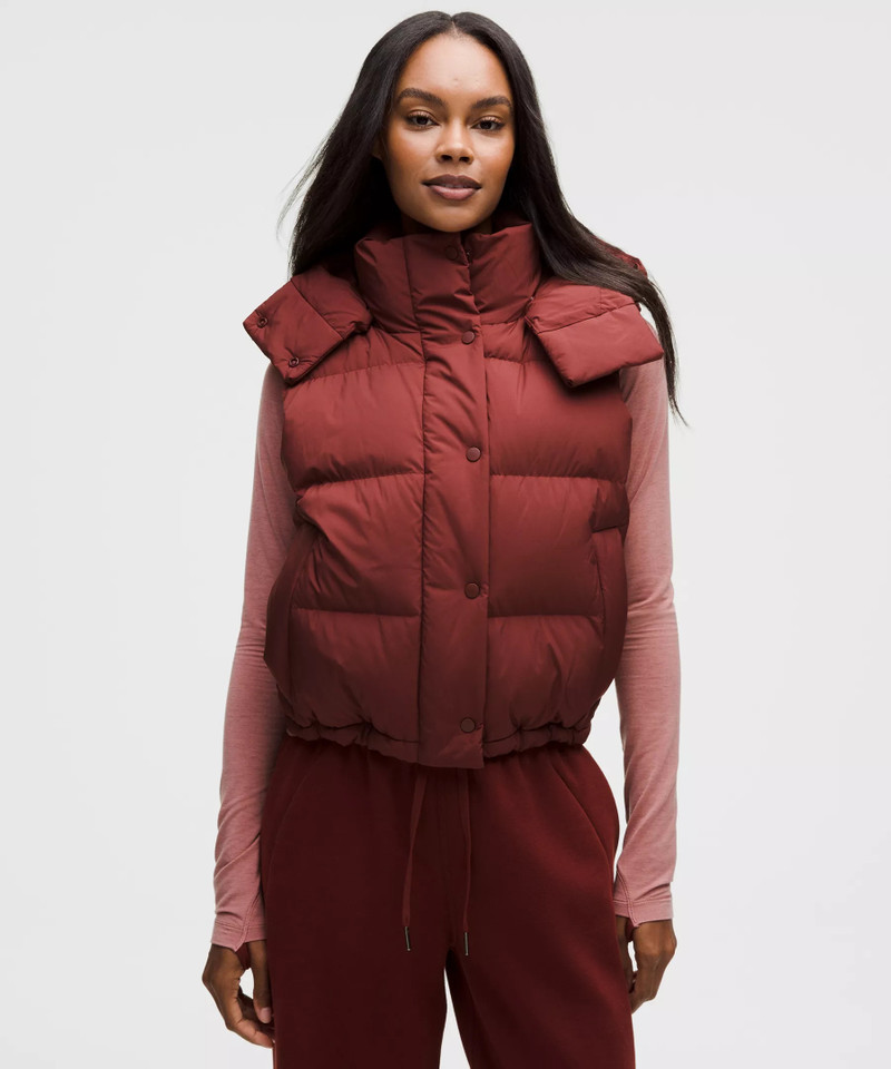 Wunder Puff 600-Down-Fill Cropped Vest 1