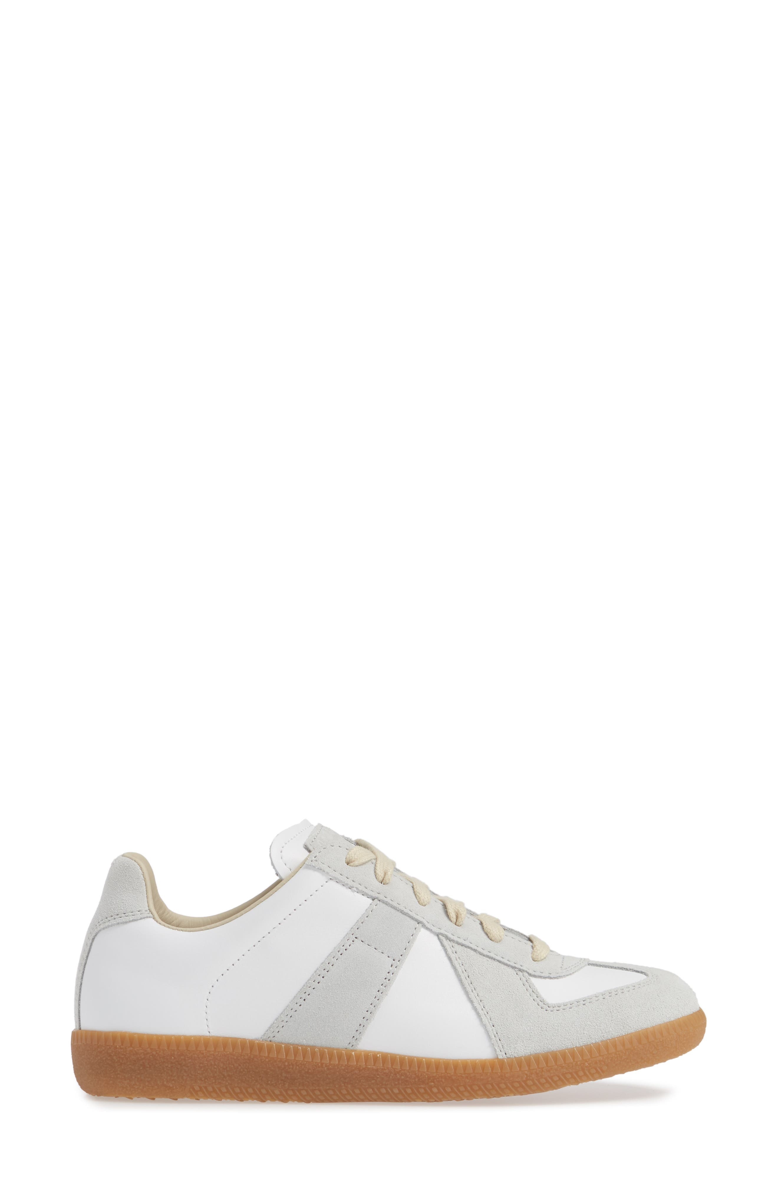 Maison Margiela Replica Low Top Sneaker in White at Nordstrom - 3