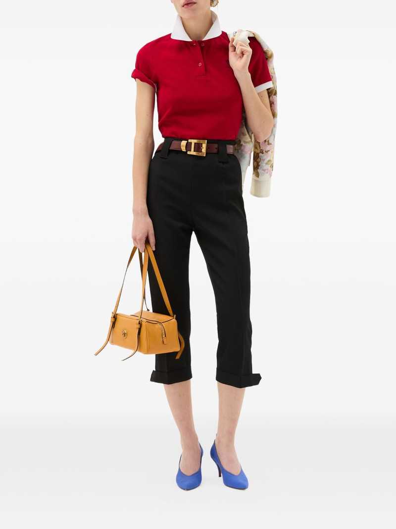 VERSACE wool Capri pants outlook