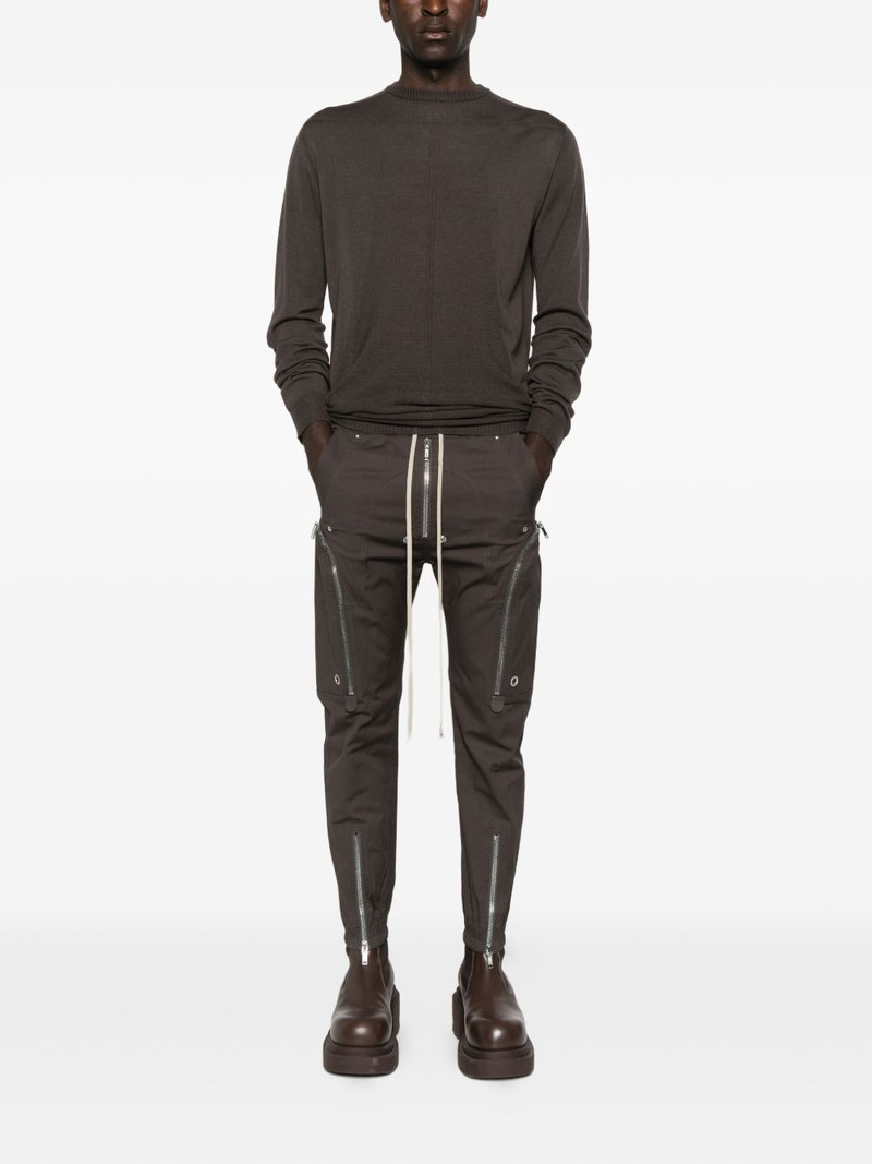 Rick Owens zip-detail cargo trousers outlook