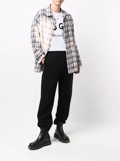 MSGM logo-print cotton T-shirt outlook