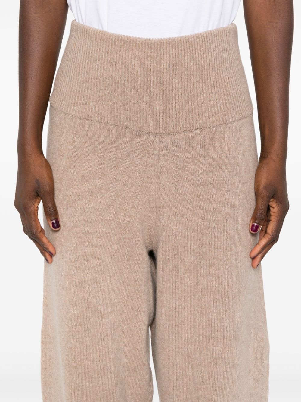 knitted track pants - 5