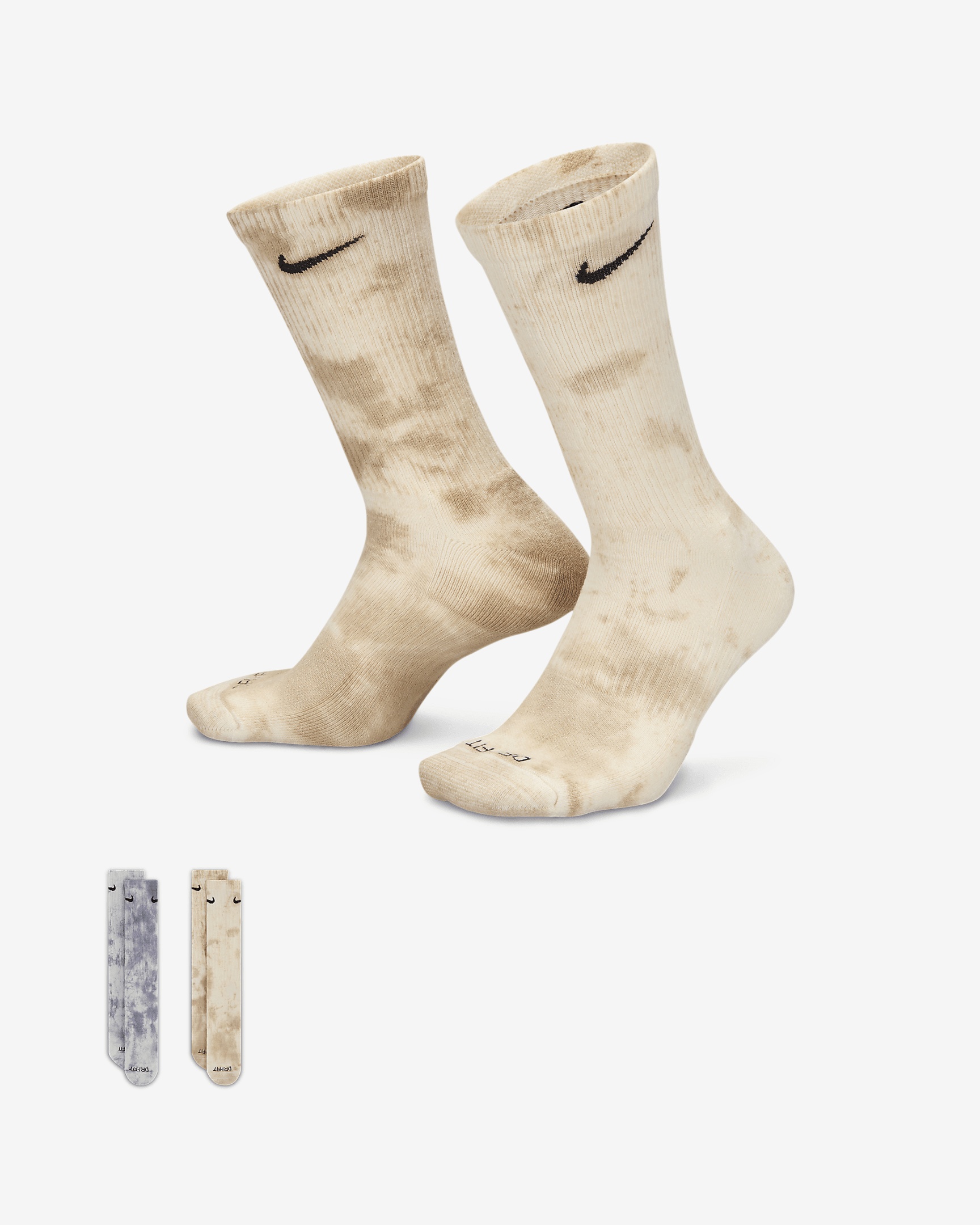 Nike Everyday Plus Cushioned Crew Socks (2 Pairs) - 1