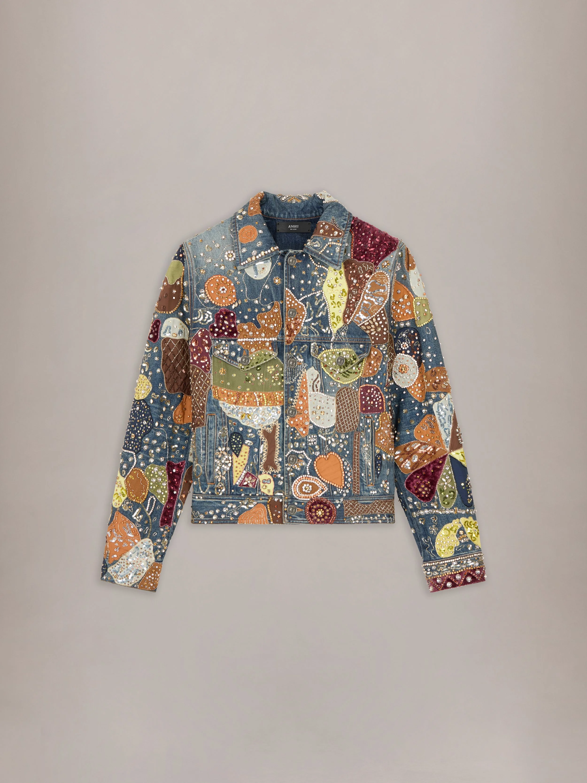 EMBELLISHED TRUCKER JACKET - 1