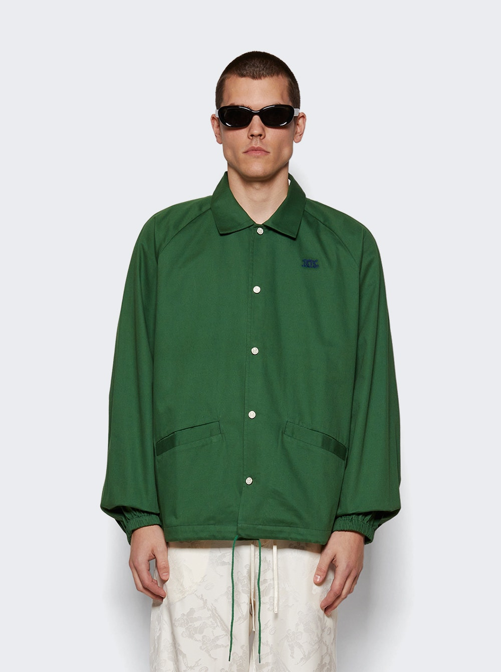 Cotton Track Jacket Green - 3