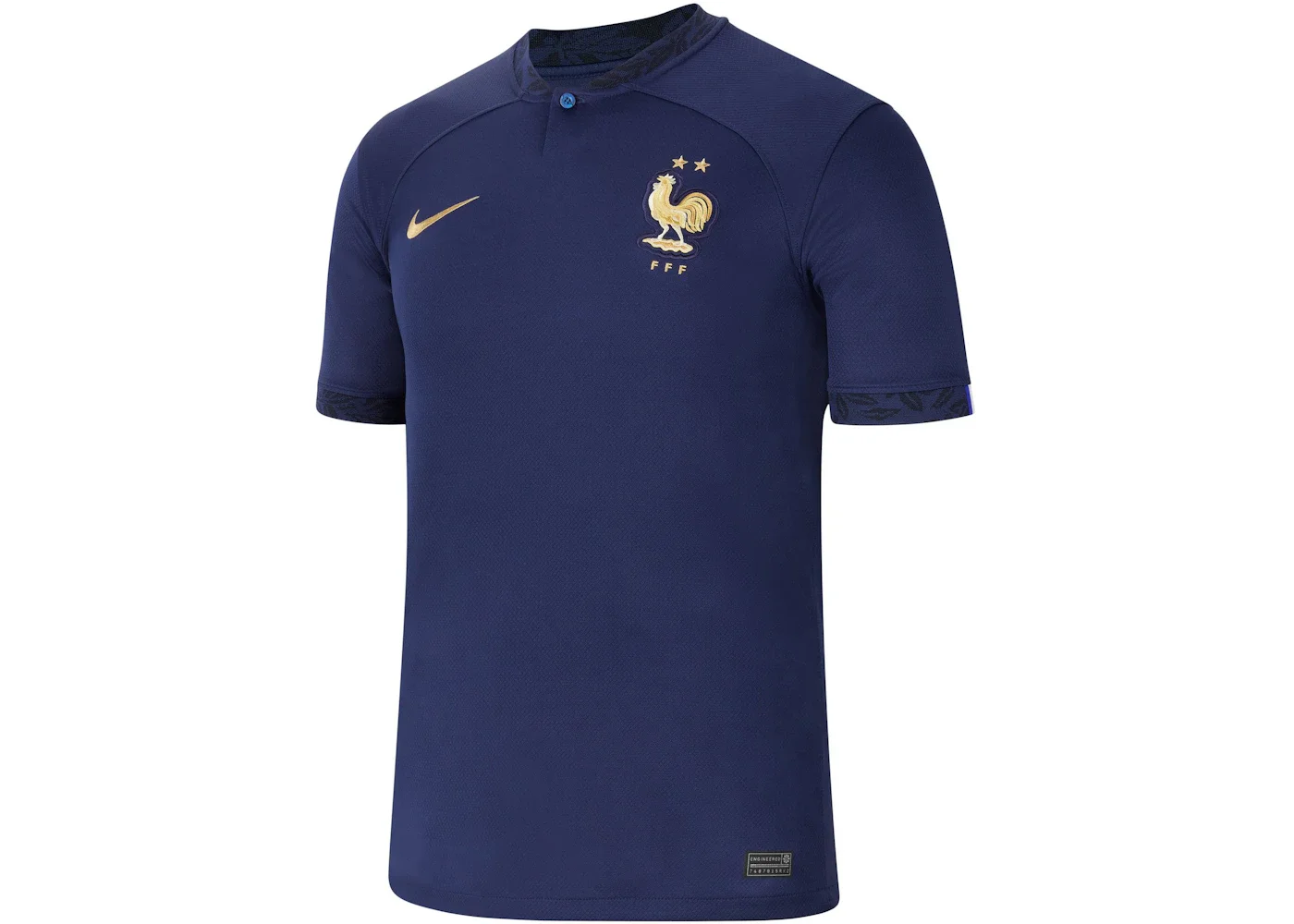 Nike FFF 2022/23 Stadium Home Dri-FIT Soccer Jersey Midnight Navy/Metallic Gold - 1