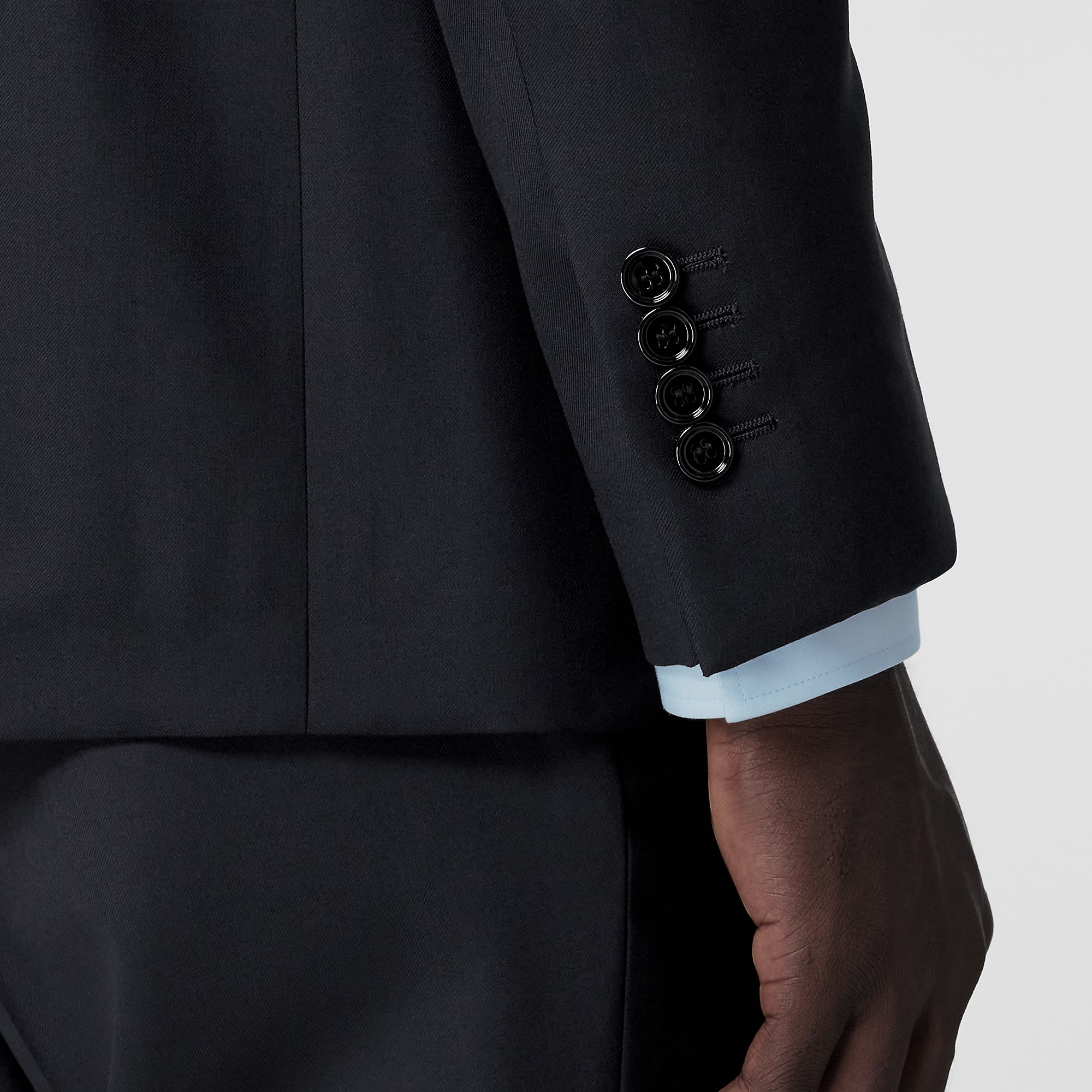 Slim Fit Wool Tailored Jacket - 6