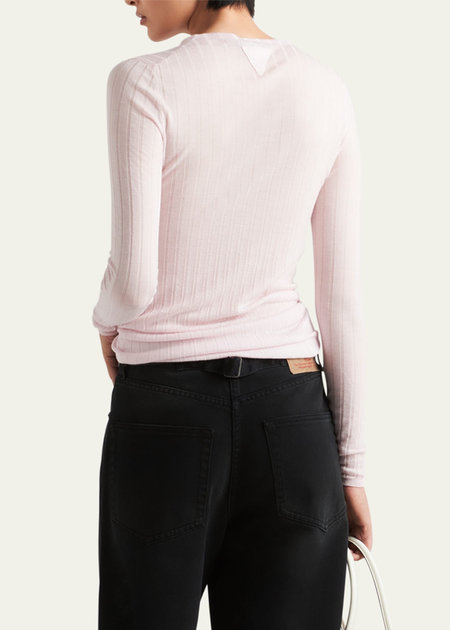 Superfine Cashmere and Silk Slim-Fit Sweater - 3