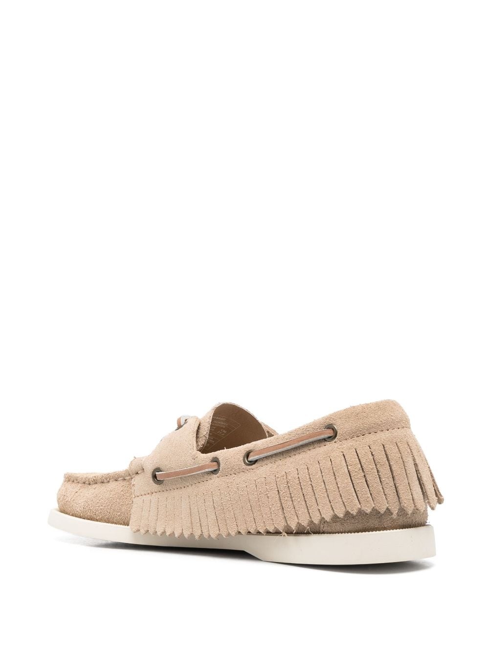 Portland fringed suede loafers - 3