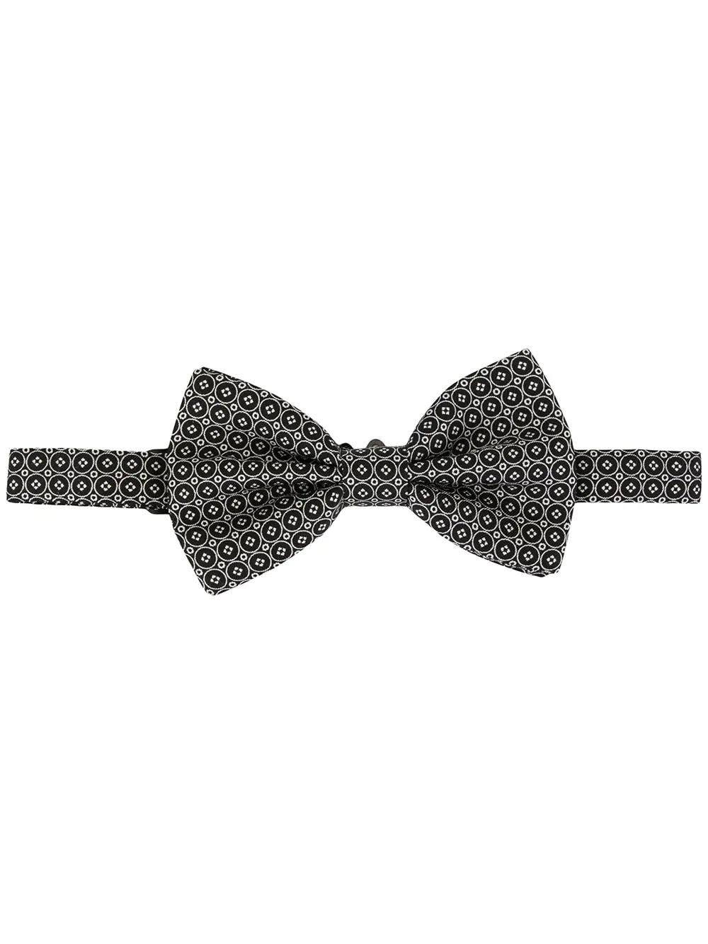 printed jacquard bow tie - 1