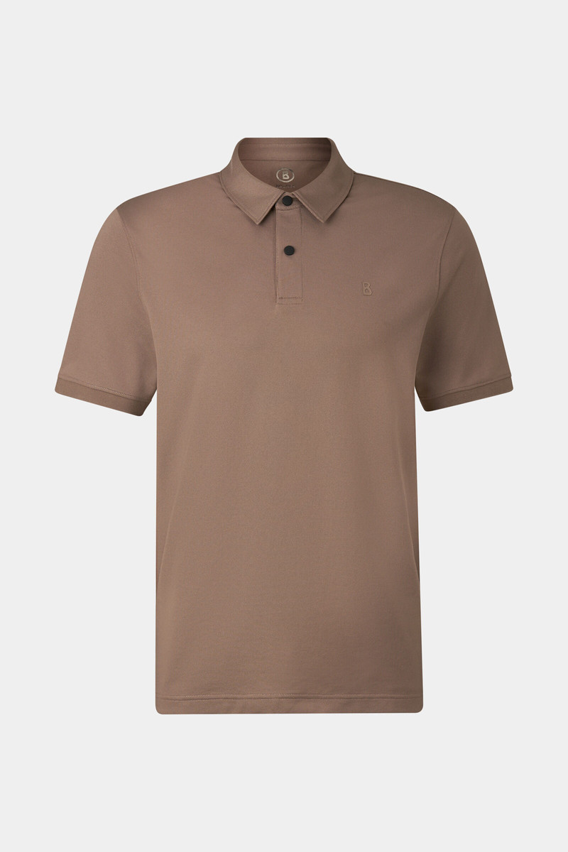 Timo polo shirt in Mud 1