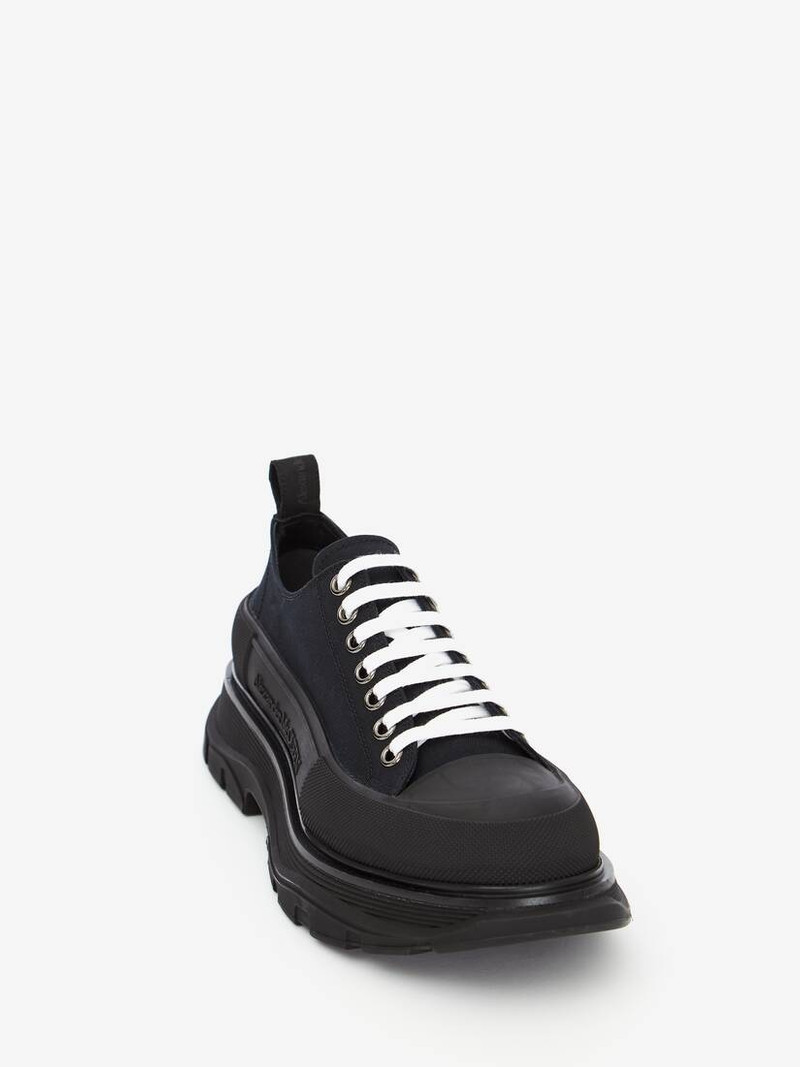 Alexander McQueen Men's Tread Slick Lace Up in Black outlook