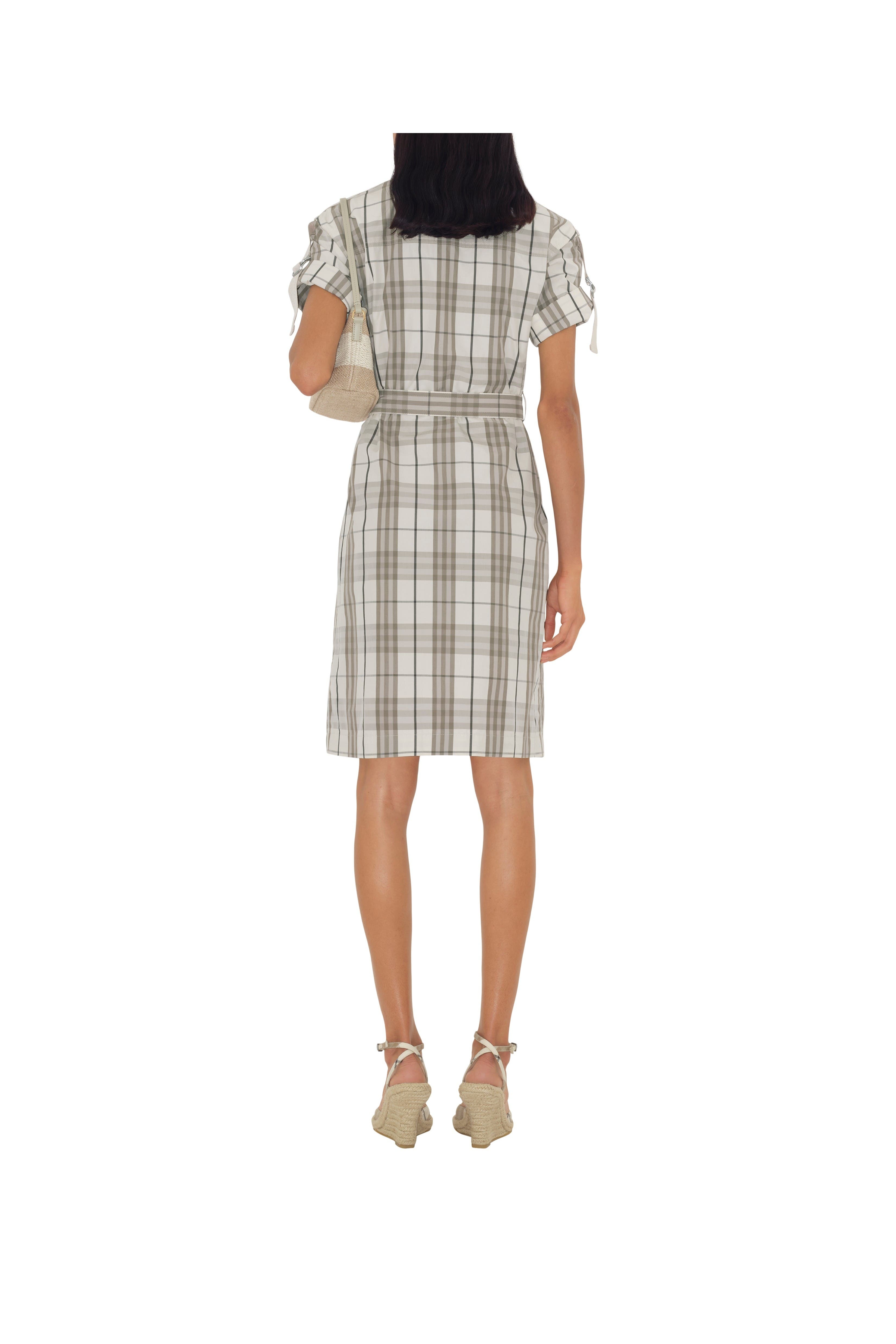 burberry Check Cotton Shirt Dress at Nordstrom - 4