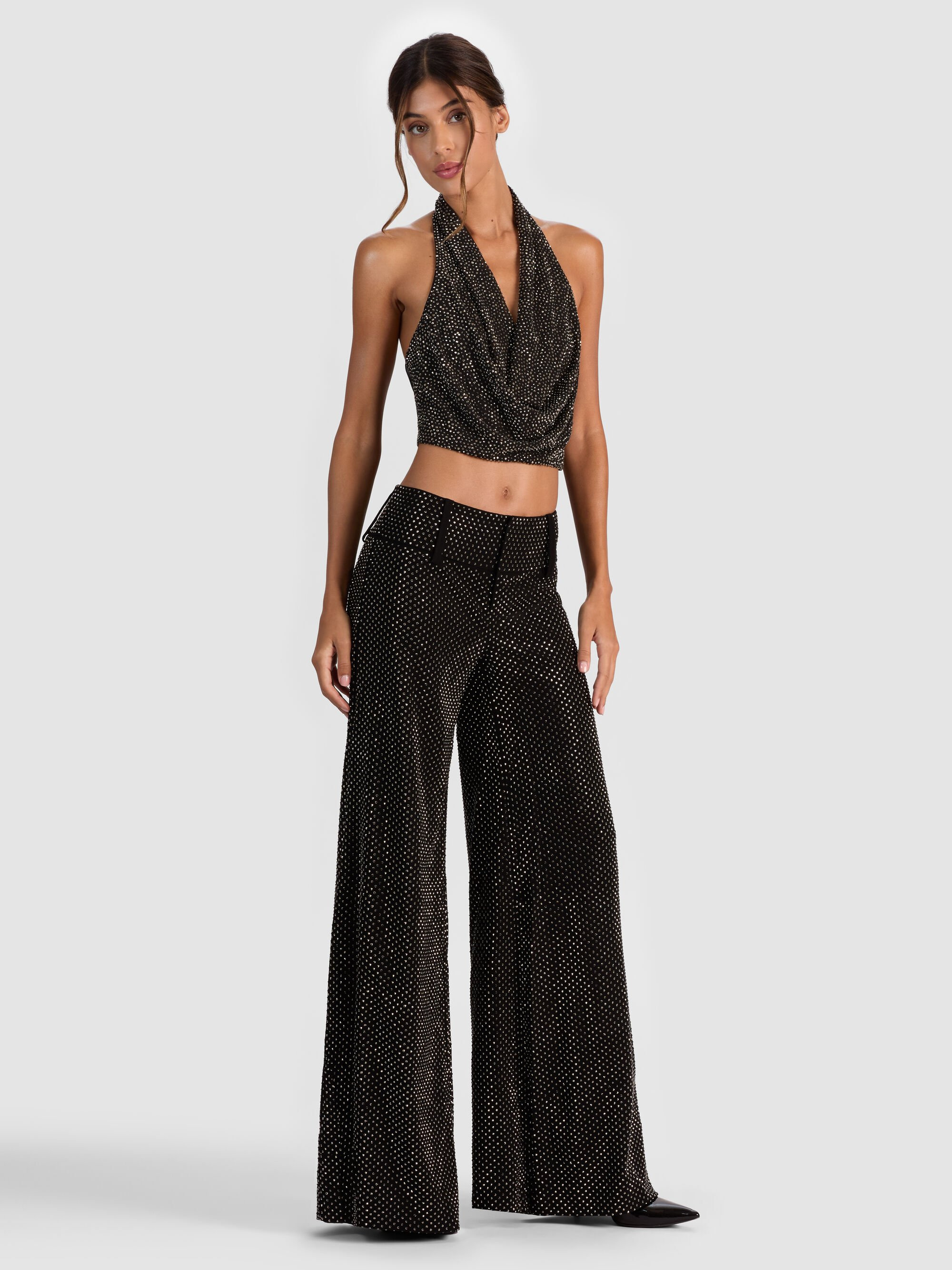 DANI EMBELLISHED HALTER TOP - 6