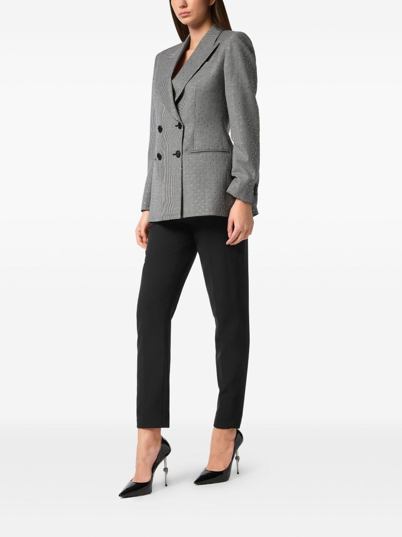 PHILIPP PLEIN Gold fit blazer outlook
