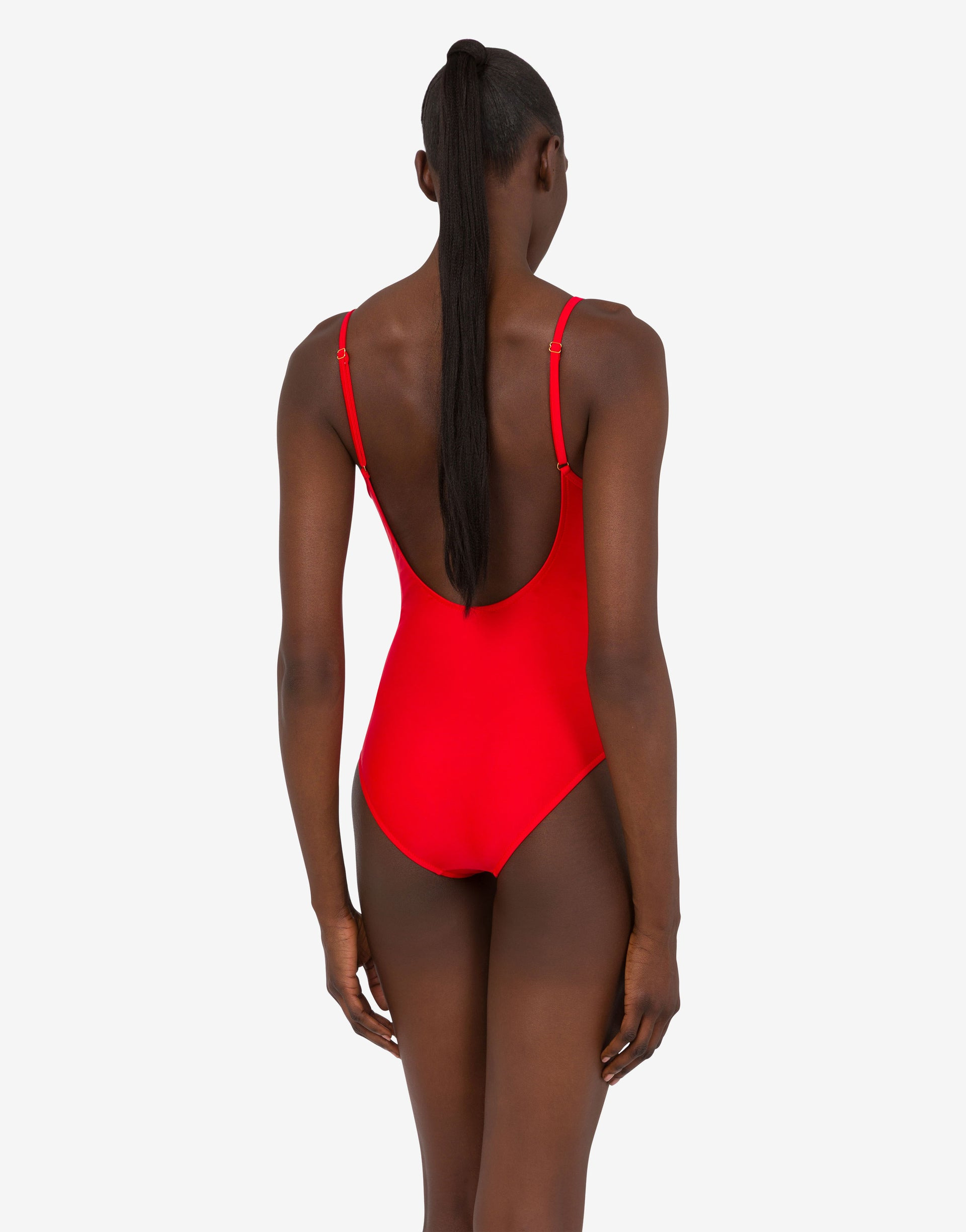 PRINTED LYCRA ONE-PIECE SWIMSUIT - 2