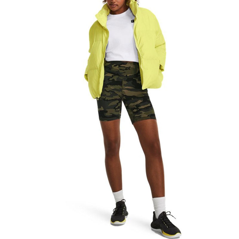 (WMNS) Under Armour ColdGear Infrared Fleece Down Jacket 'Neon Green' 1378858-743 - 5