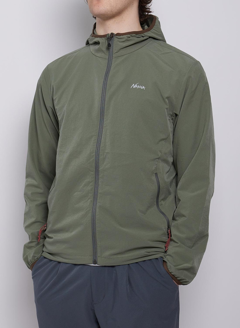 Nigel Cabourn Nanga Air Cloth Comfy Zip Parka in Olive Drab outlook