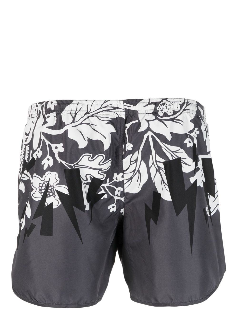 graphic-print swim shorts - 2