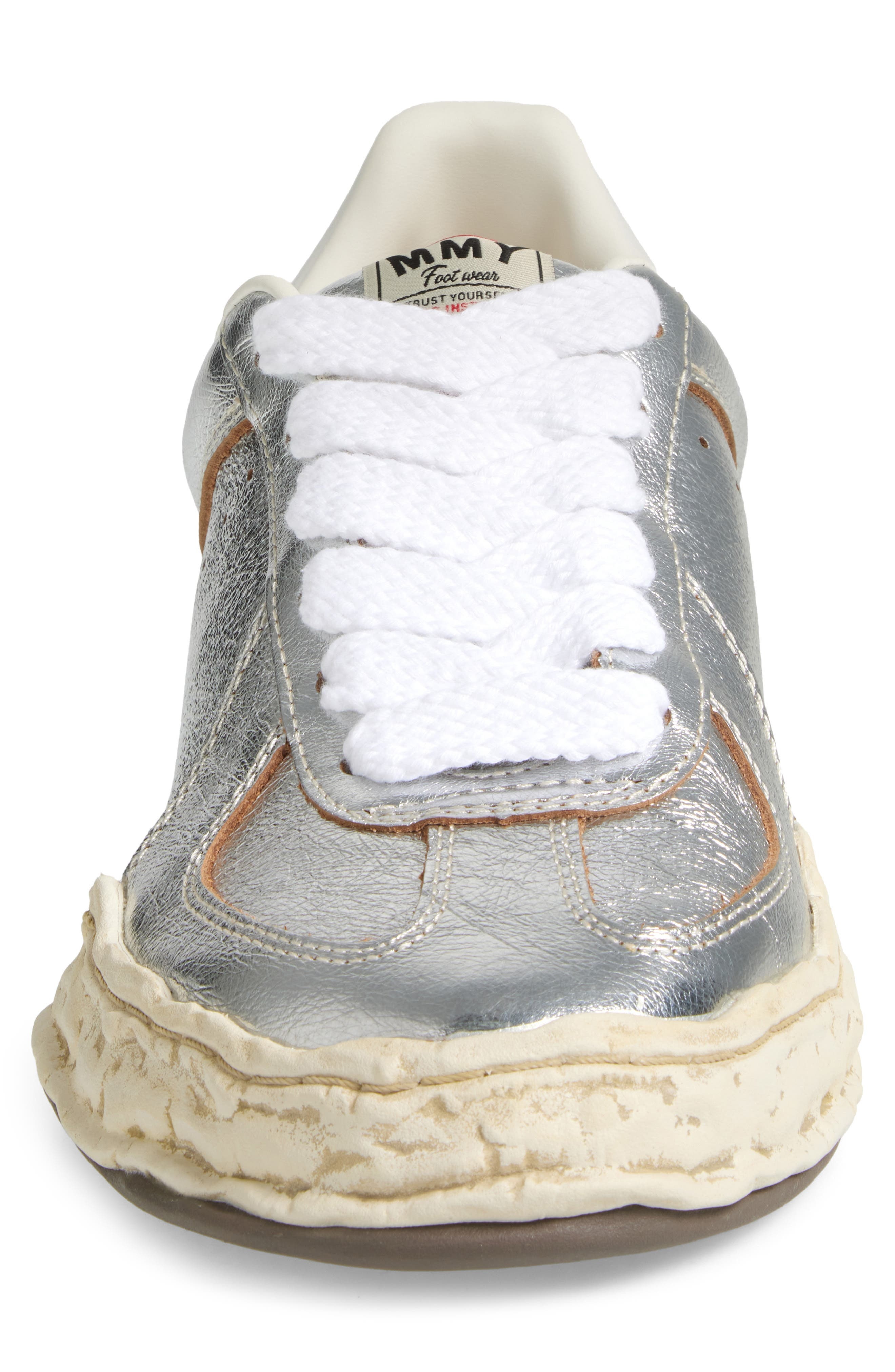 Maison MIHARA YASUHIRO Herbie OG Sole Metallic Sneaker in Silver at Nordstrom - 4