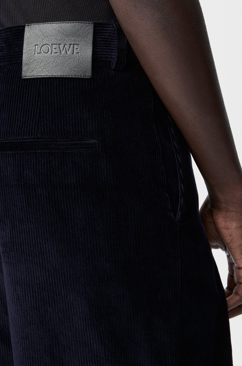 Hybrid trousers in cotton and wool 5