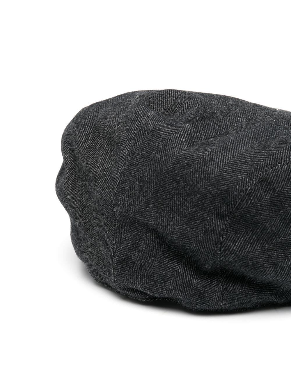 herringbone flat cap - 2