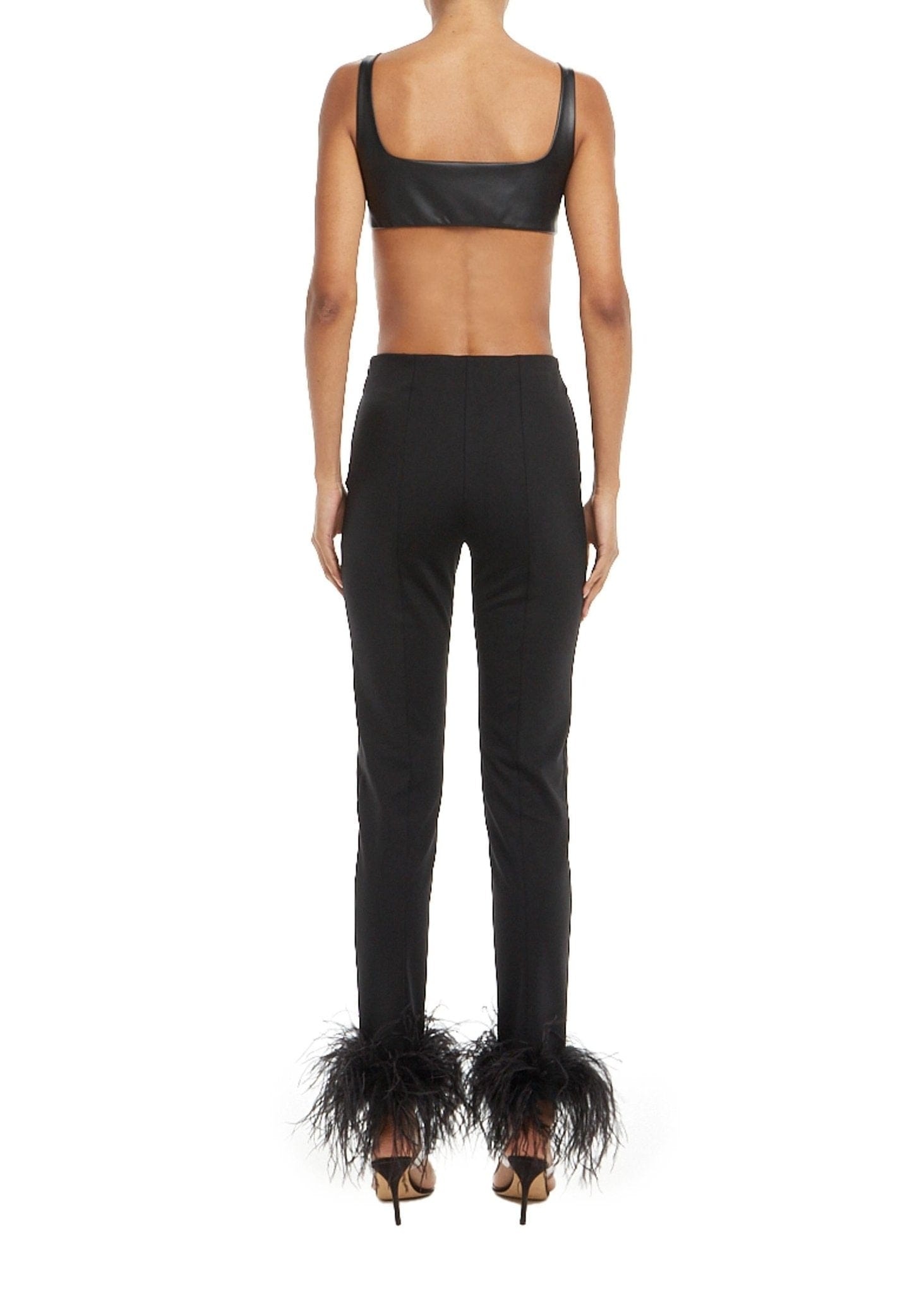 Scuba Legging With Feathers - 3