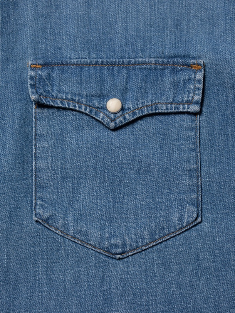 Nudie Jeans George Another Kind Of Blue Denim Shirt outlook