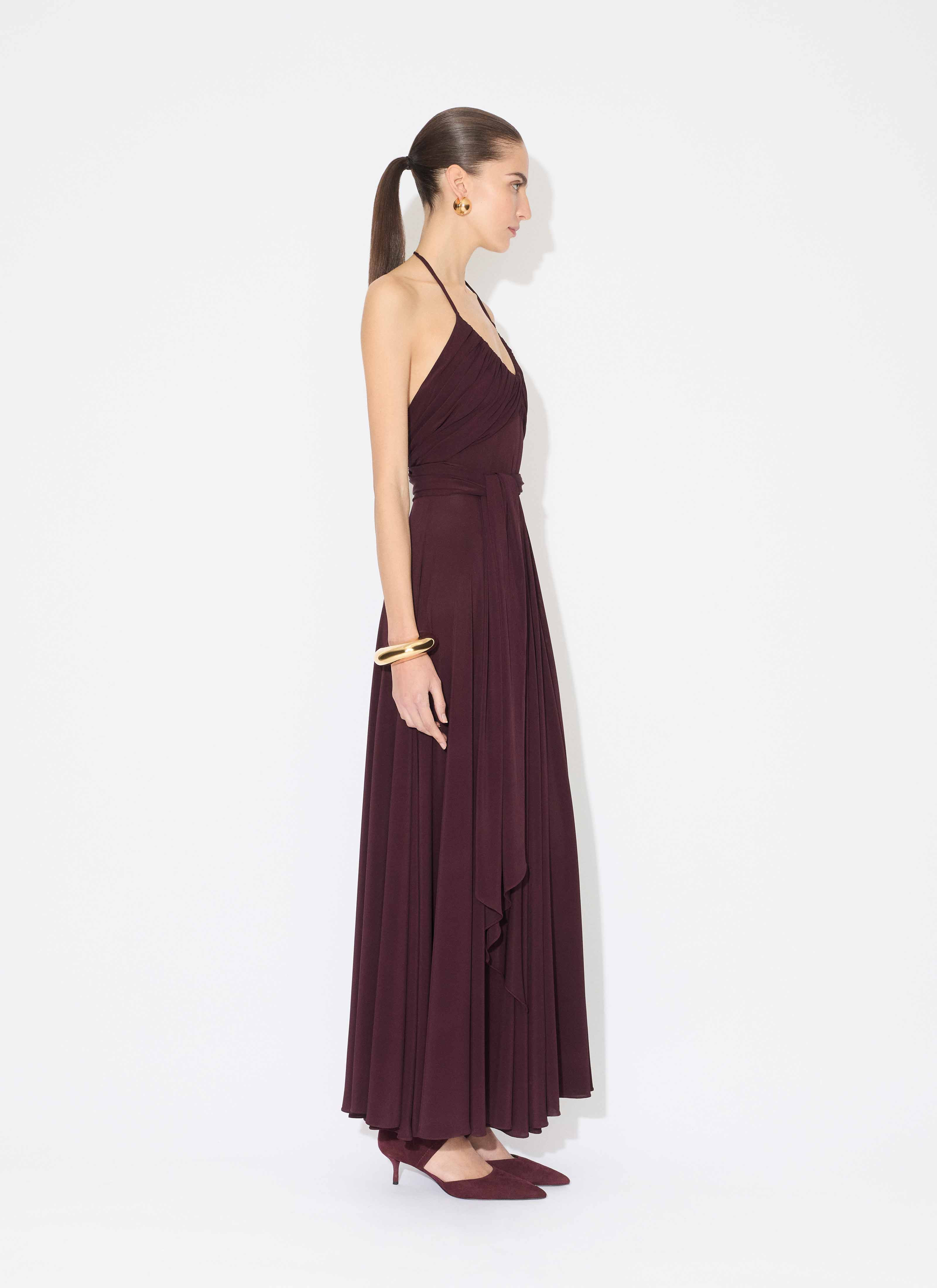 SOFT JERSEY CROSS DRESS - 5