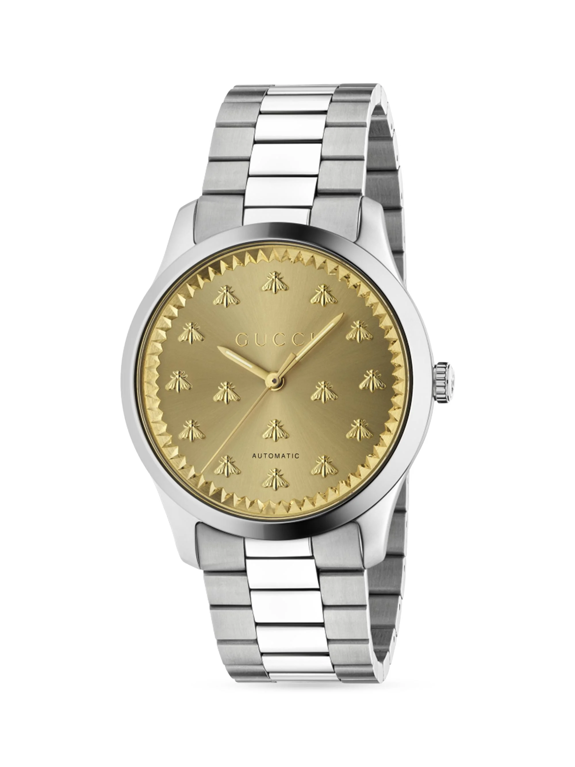 Men's G-Timeless Multibee Stainless Steel Watch - Gold - 1