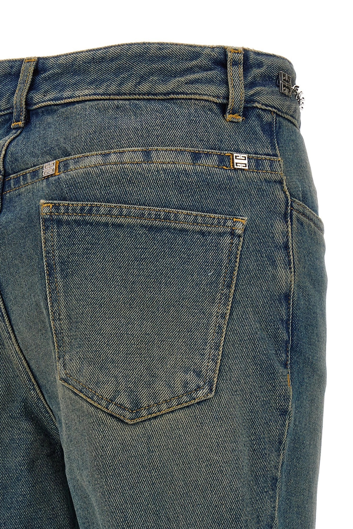 Chain jeans with logo - 5