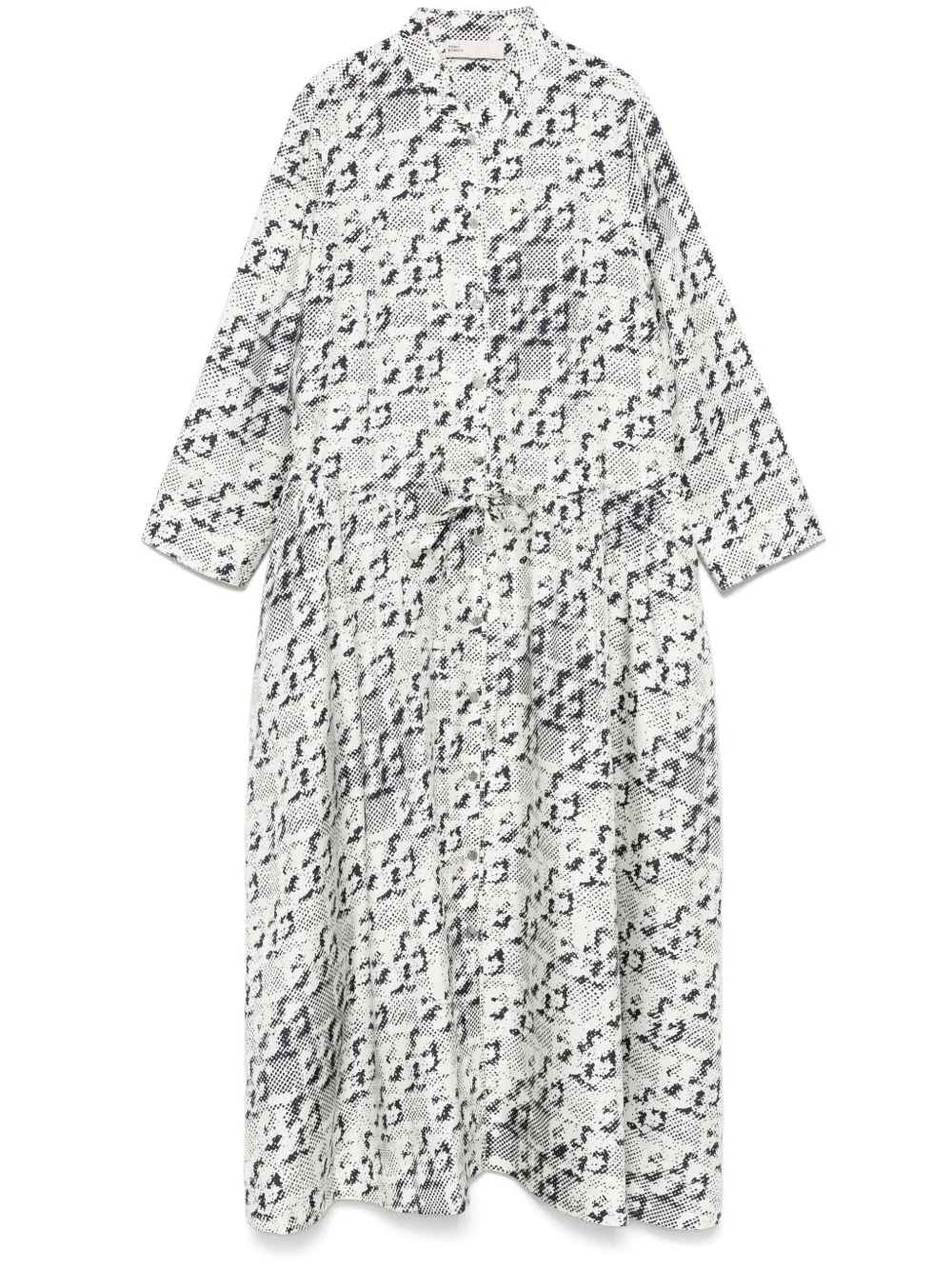 printed midi dress - 1