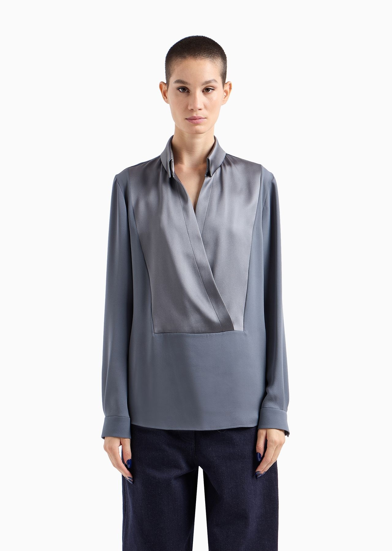 Triple silk georgette shirt - 2