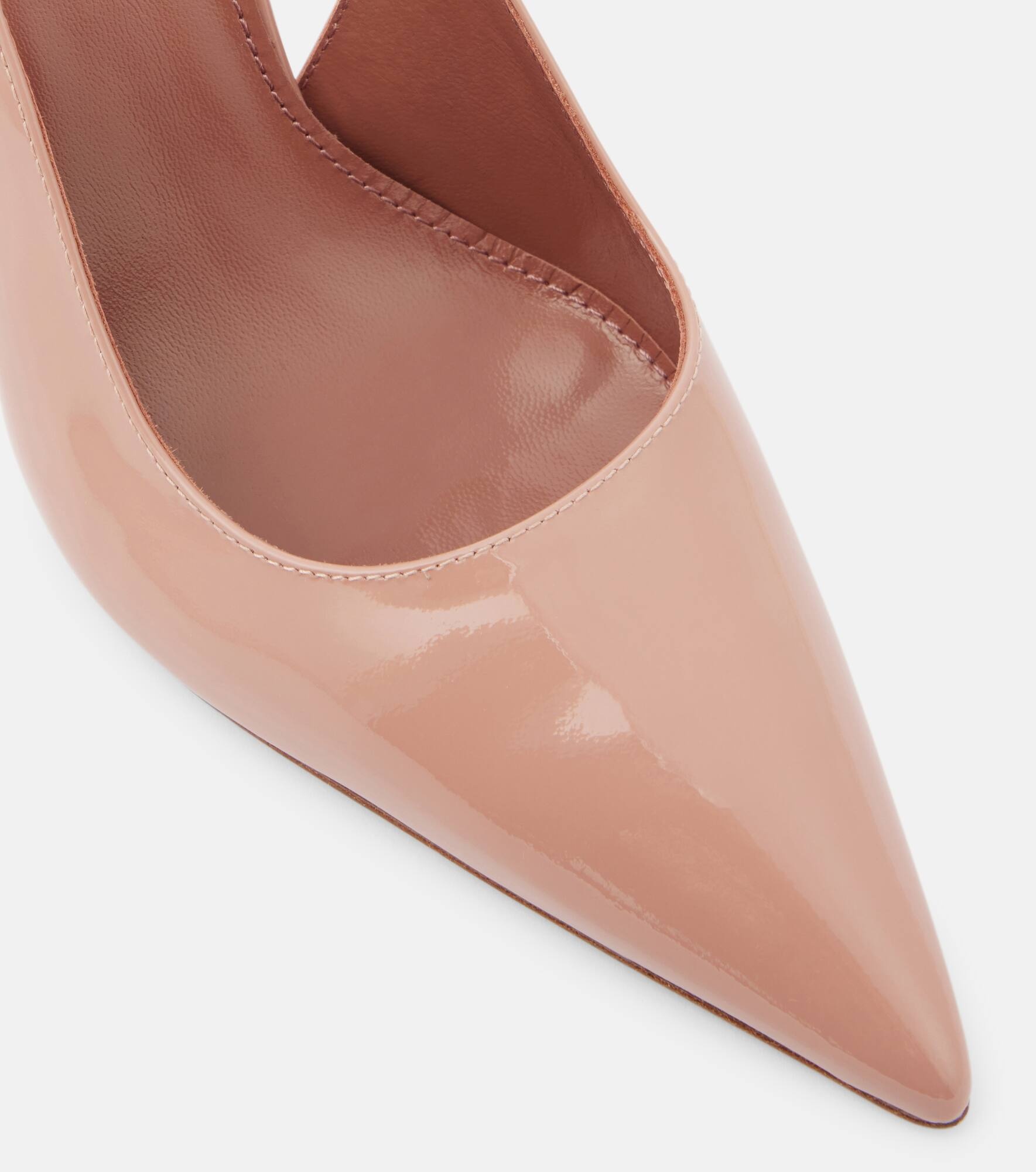 Lidia 105 patent leather slingback mule - 6