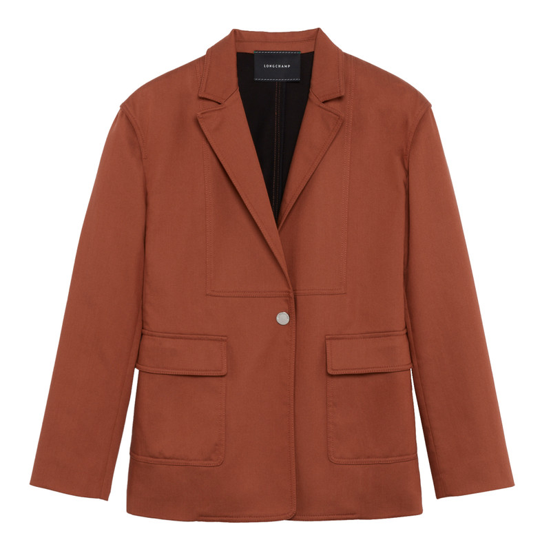 Jacket Terracotta - Gabardine 1