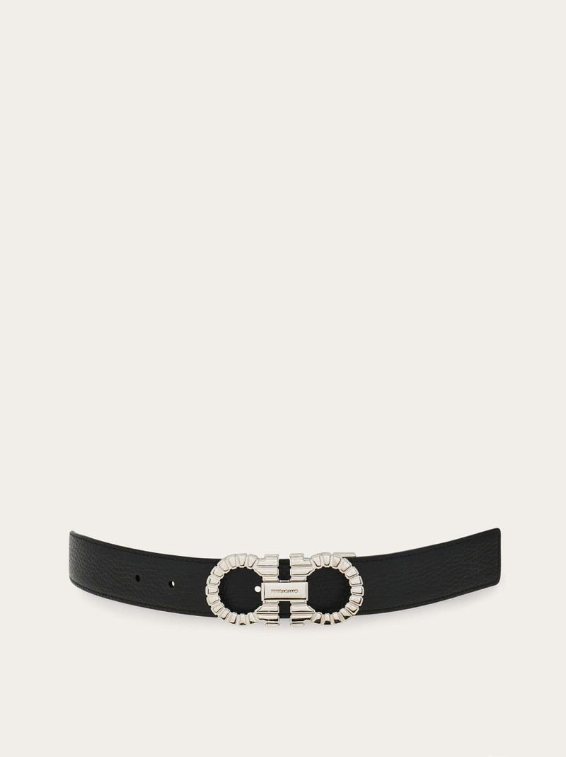 Reversible and adjustable Gancini belt 1