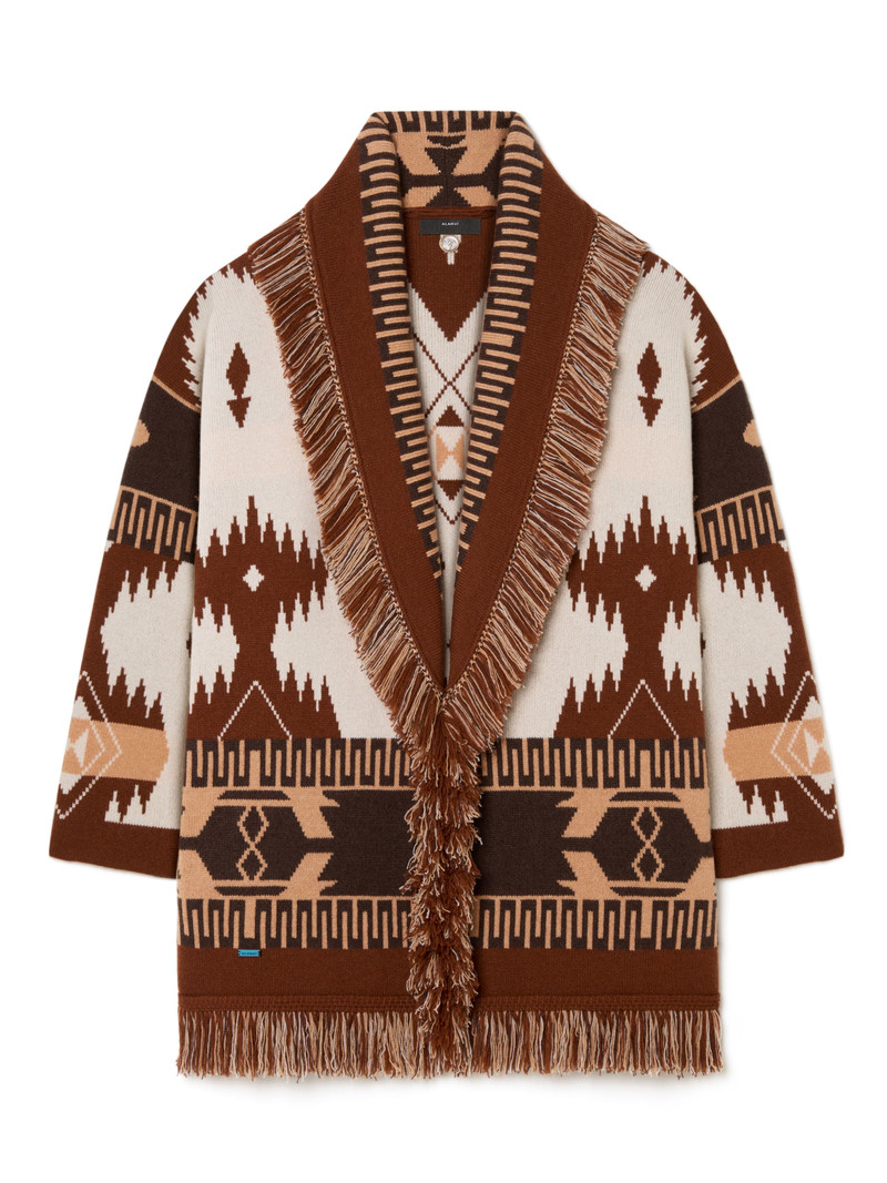 Alanui Icon Jacquard Cardigan outlook