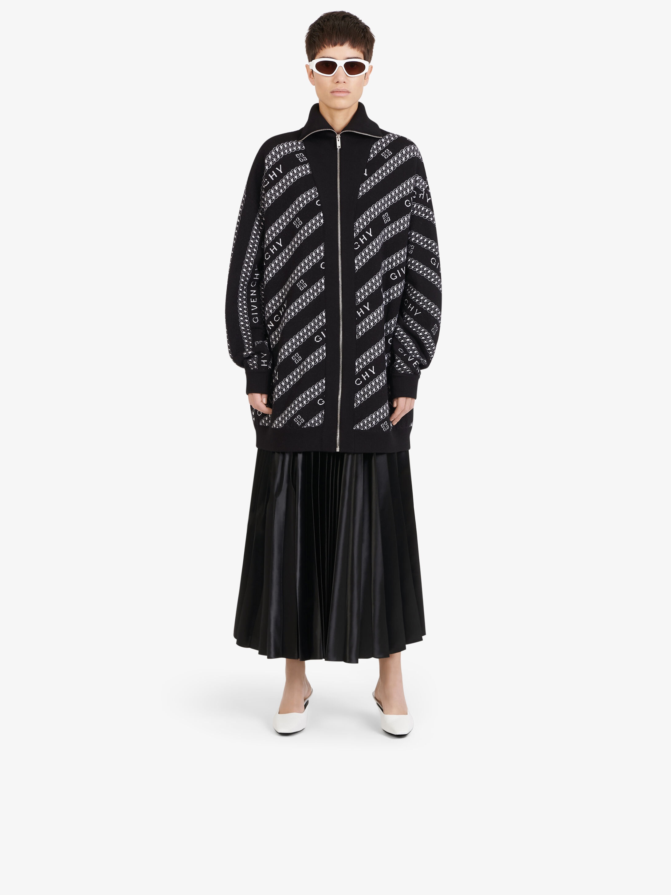 GIVENCHY Chain cardigan in jacquard - 2