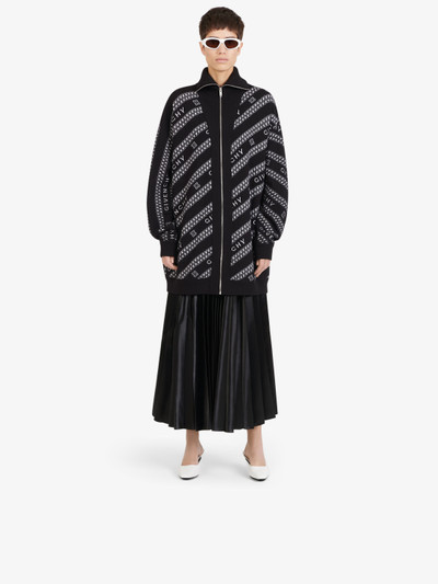 Givenchy GIVENCHY Chain cardigan in jacquard outlook