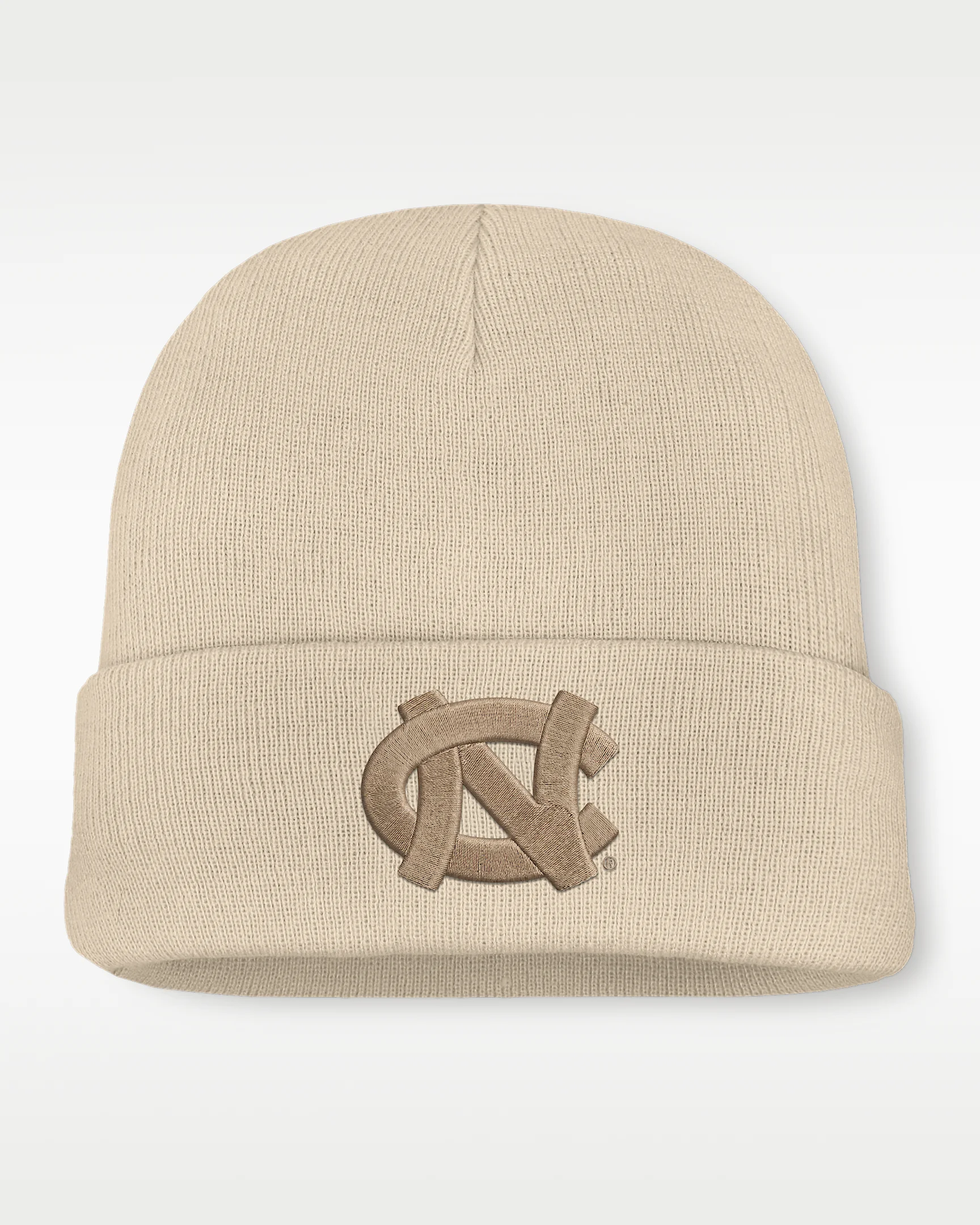 North Carolina Natural Utility Men's Jordan Brand College Cuffed Beanie - 1