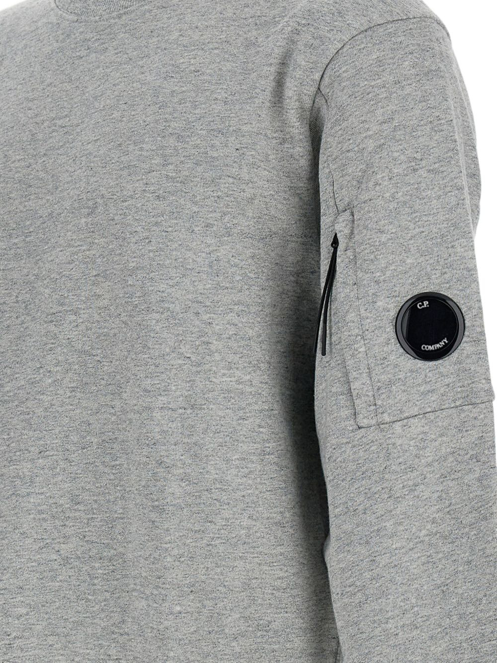 Lens-detail crew-neck sweatshirt - 3