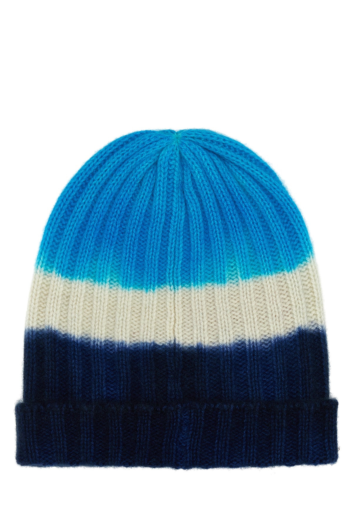 Multicolor cashmere beanie hat - 2