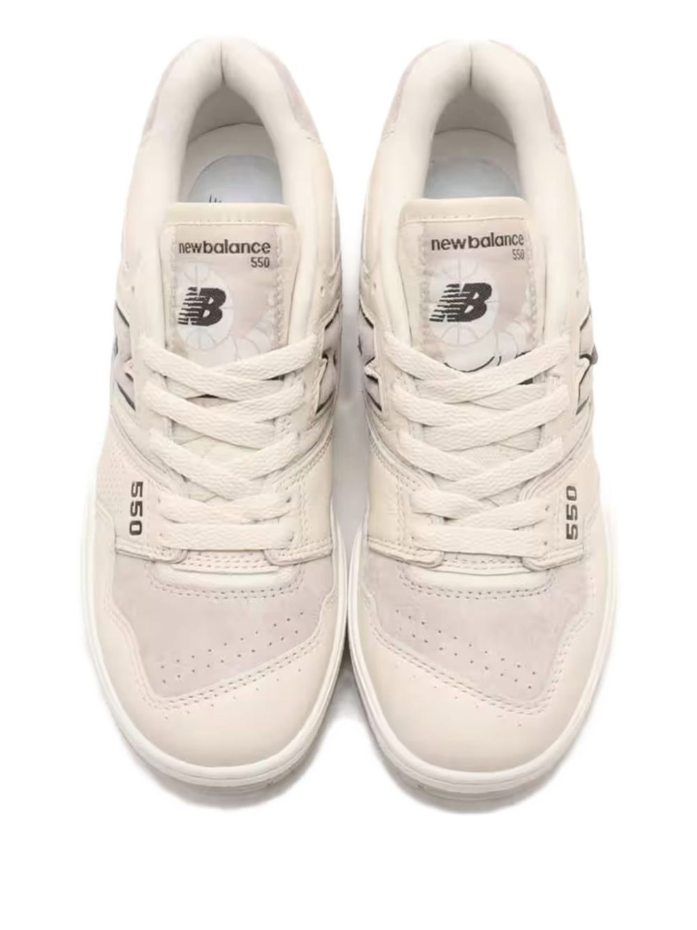 550 lace-up leather sneakers - 4