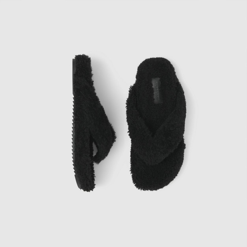 Shearling Sandals 1