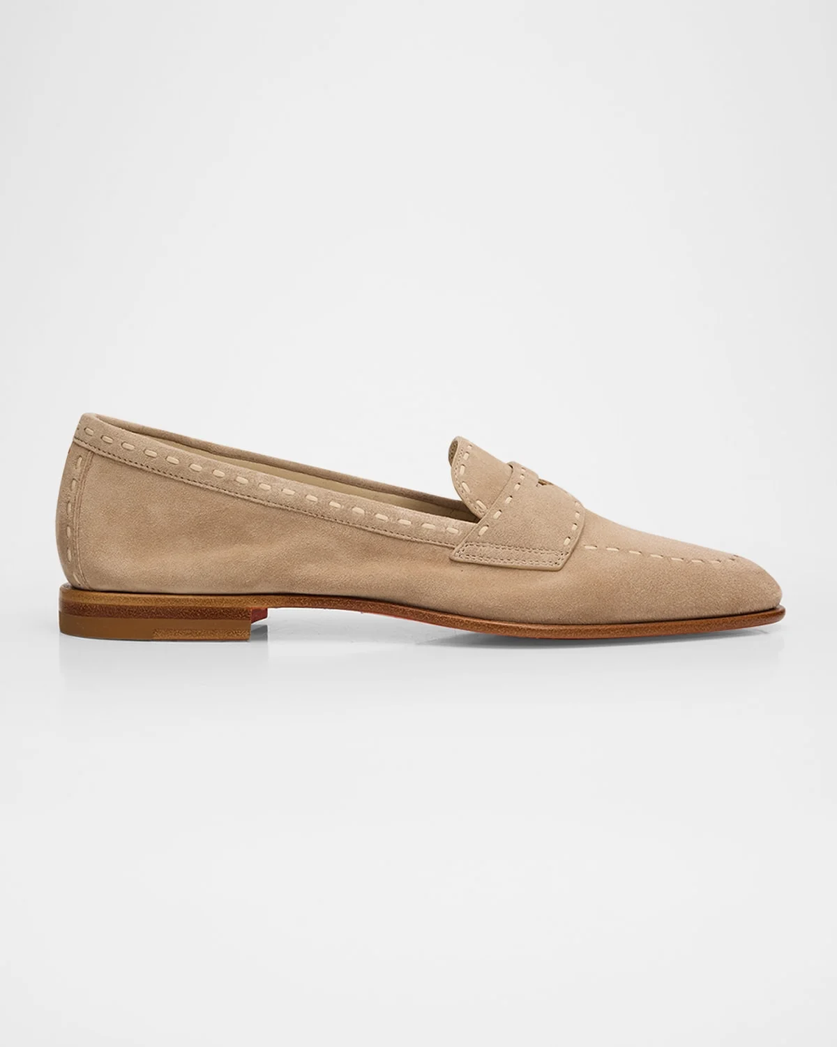 Marlene Suede Penny Loafers - 1