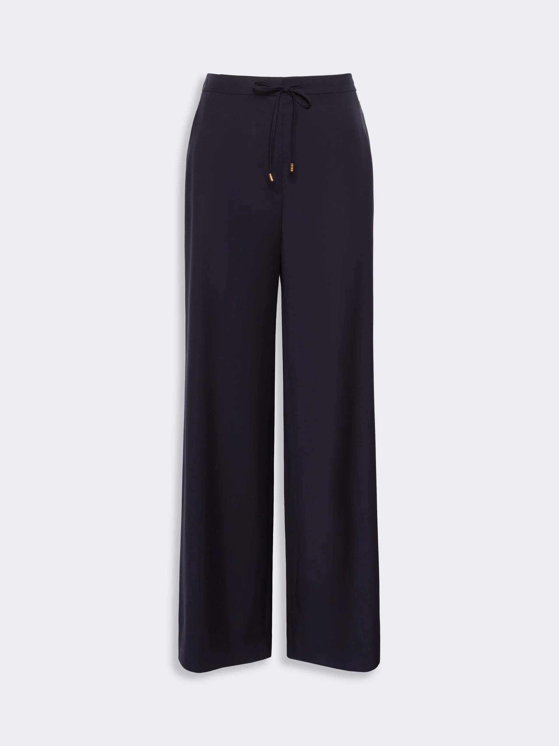 CRISMA Light woollen cloth trousers - NAVY - 1