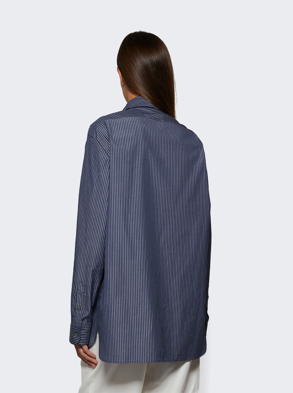 Sisilia Shirt Kwt Blue And White - 4